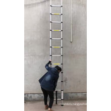 3.8M/12.5FT Single Aluminum Telescopic Retractable Ladder For Lidl